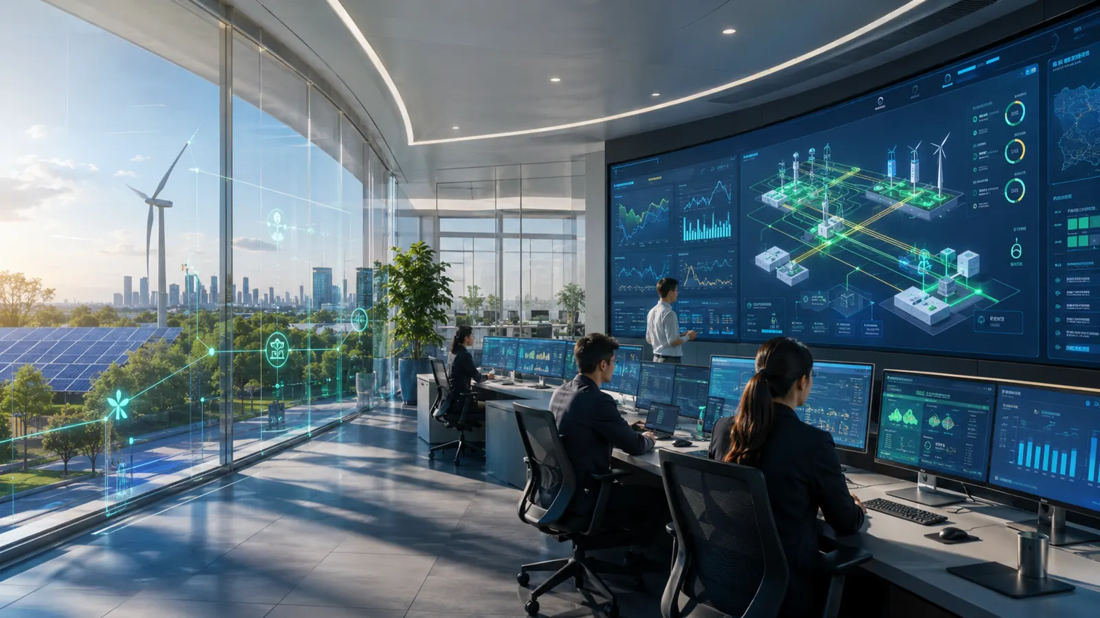Illustrative energy and digital systems management environment